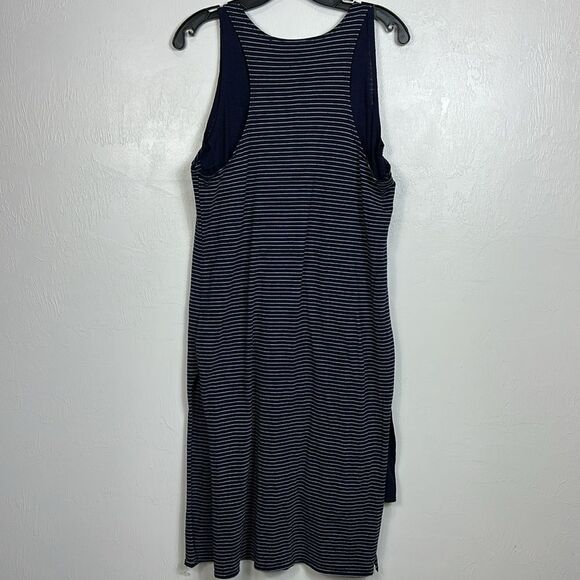 Michael Stars Anthropologie Sleeveless Layered Striped Dress Size M - Picture 9 of 11